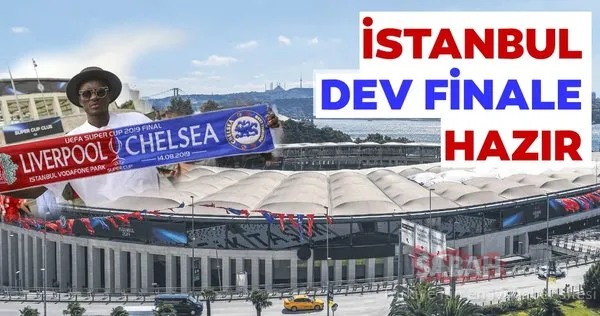 İstanbul karnaval alanına döndü! Chelsea ve Liverpool taraftarı maç saatini bekliyor