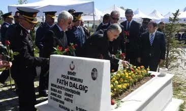 15 Temmuz şehidi polis Fatih Dalgıç mezarı başında anıldı #eskisehir