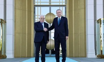 Son dakika: Filistin Devlet Başkanı Mahmud Abbas Ankara’da