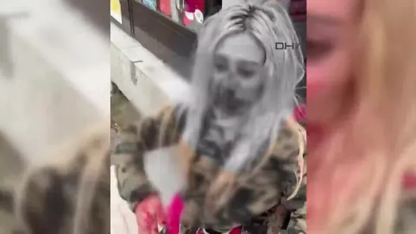 Son dakika! İstanbul Gaziosmanpaşa'da genç kadına vahşi saldırı! Kafa atarak kanlar içinde bıraktı | Video