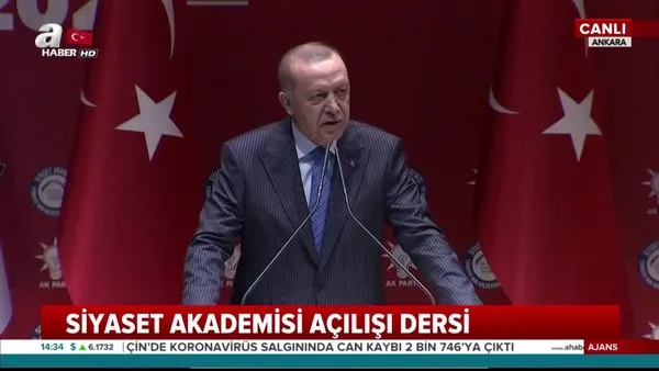 Cumhurbaşkanı Erdoğan Ankara'da Siyaset Akademisi Açılış Dersi'nde flaş açıklamalar | Video