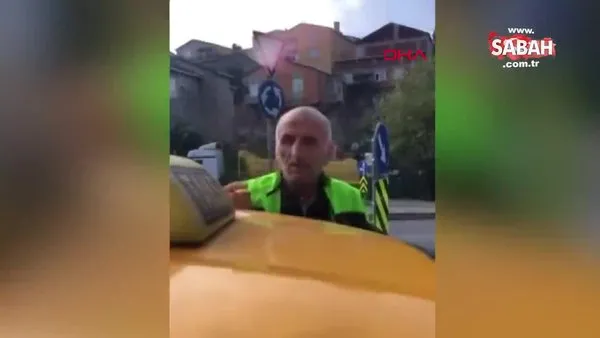 Taksi şoförü ile yolcu arasındaki kavga karakolda bitti | Video