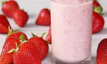 Hazirlanmasi Son Derece Kolay Olan Icecek Cilekli Smoothie Ramazan Haberleri Haberleri