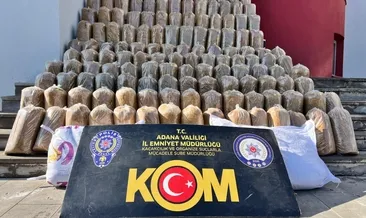 2,5 ton kaçak tütün ele geçirildi