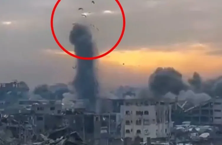 İsrail vahşetinin en net görüntüsü: Ölü bedenler havaya savruldu! Gazzeli gazeteci o anları paylaştı