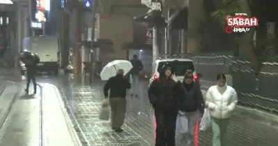 İstanbul’da beklenen yağış başladı | Video