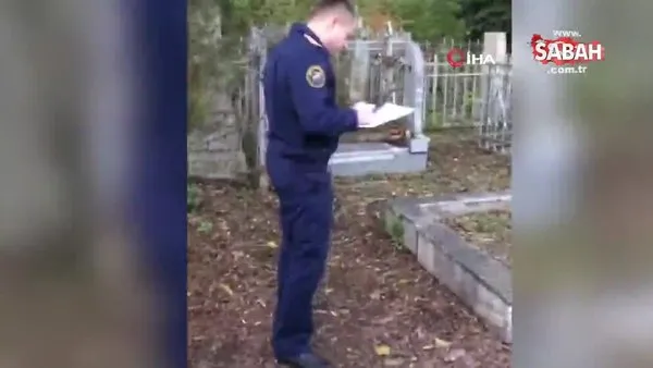 Rusya'da müdür yardımcısının aldığı rüşvet mezarlıkta bulundu | Video