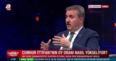 BBP Genel Başkanı Mustafa Destici’den A Haber’e özel açıklamalar | Video