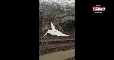 Hakkari’deki çığ tüneli faciayı önledi | Video