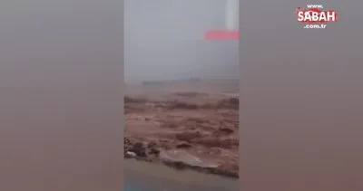 Libya’daki felaketin en korkunç görüntüsü! Sel böyle geldi | Video