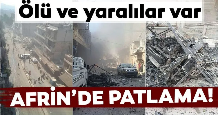 Son Dakika: Afrin’de bombalı saldırı: 13 sivil yaralandı