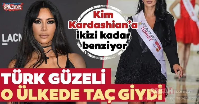 Türk güzeli o ülkede taç giydi