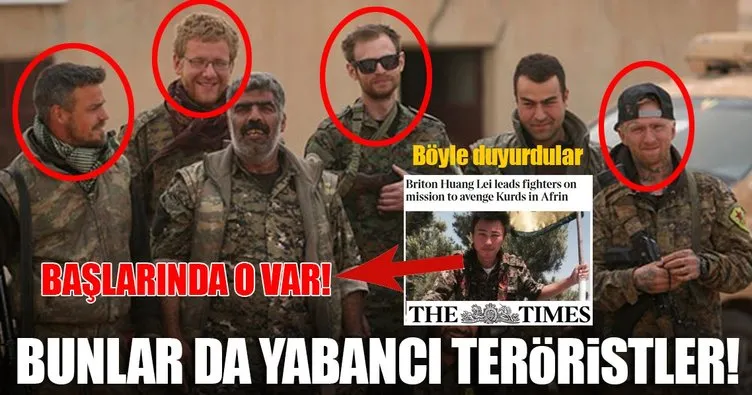 İşte YPG içindeki yabancı teröristler!