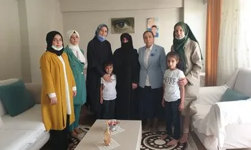AK Partili kadın milletvekillerinden Yasin Börü’nün annesine ziyaret