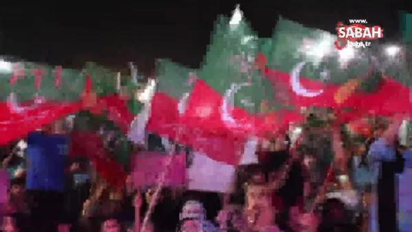 Pakistan’da eski Başbakan Khan’ın destekçilerinden dev protesto | Video