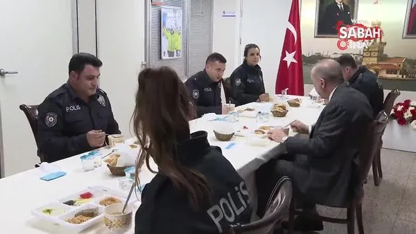 Cumhurbaşkanı Erdoğan'dan Çengelköy Polis Merkezi'ne iftar ziyareti