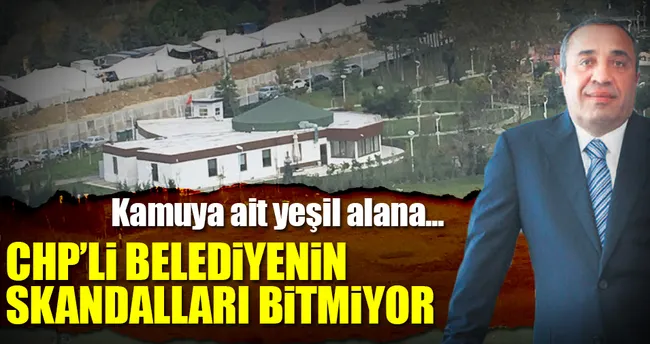 Kamu alanına kaçak binayı belediye yaptı