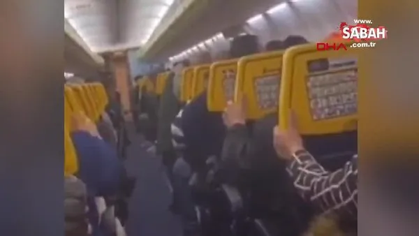 Türbülansa giren uçaktaki şok görüntüleri ortaya çıktı | Video