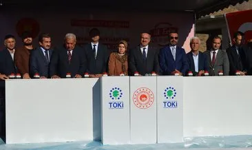 Elazığ’da yapılacak 88 konutun temeli Başkan Erdoğan’ın katılımıyla atıldı