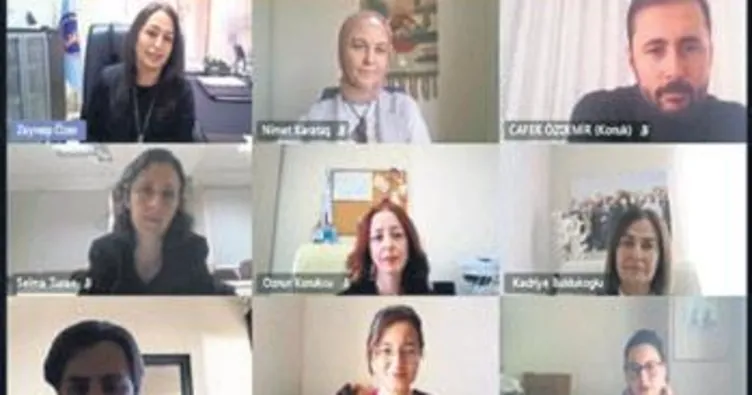 Hemşirelerden online buluşma