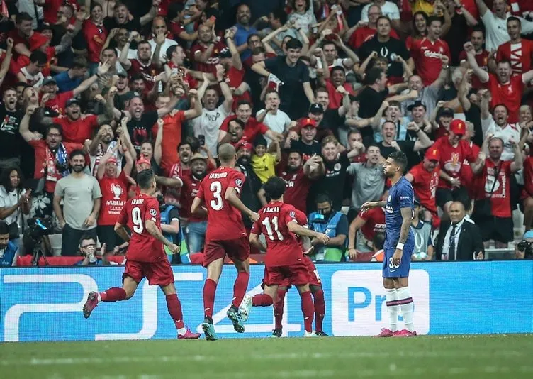 İşte Liverpool ve Chelsea arasında oynanan Süper Kupa finalinden kareler