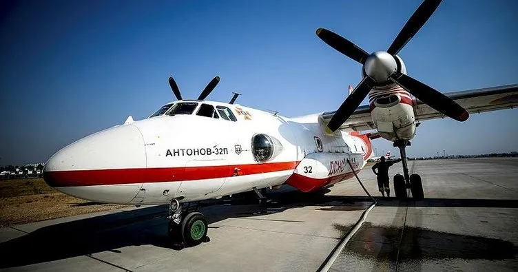 Antalya’daki orman yangınına müdahaleye Ukrayna uçakları destek veriyor