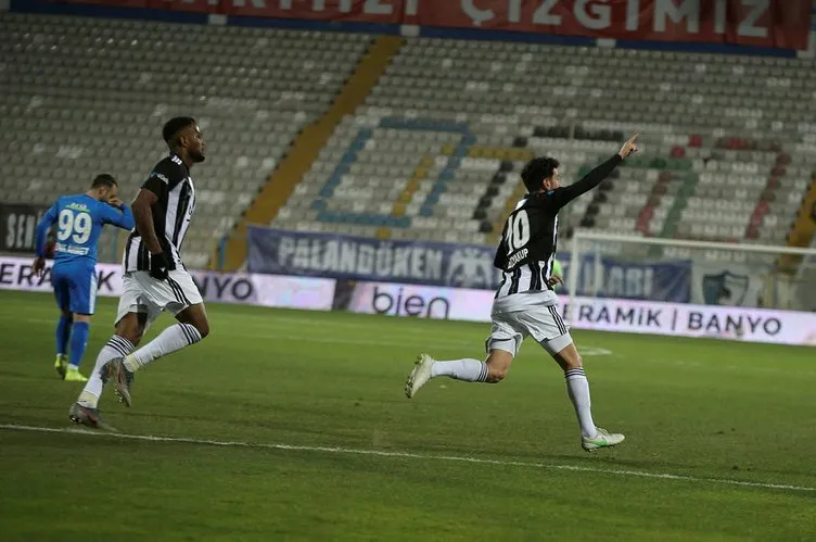 Beşiktaş şampiyonluğa koşuyor! Sergen Yalçın yönetimindeki 70. gol 70 numaralı Gökhan Töre’den...