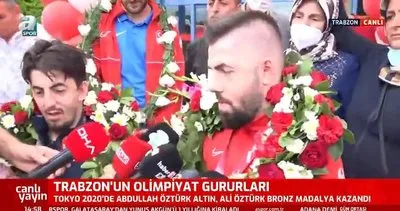 Paralimpik Olimpiyatları’nda altın madalya kazanan Abdullah Öztürk Trabzon’da!