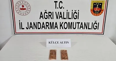 Ağrı'da 2 kilogram külçe altın ele geçirildi #agri