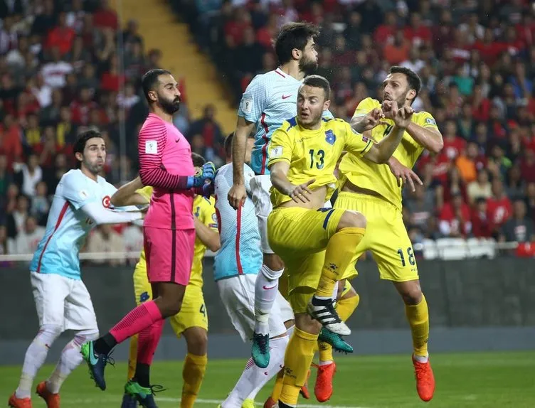 Türkiye Kosova maçından kareler