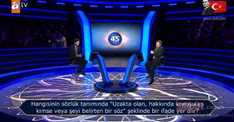 Kim Milyoner Olmak İster?’de yarışmacı 3’üncü soruda soruyu yanlış anladı! Milyoner’de geceye damga vuran o an!