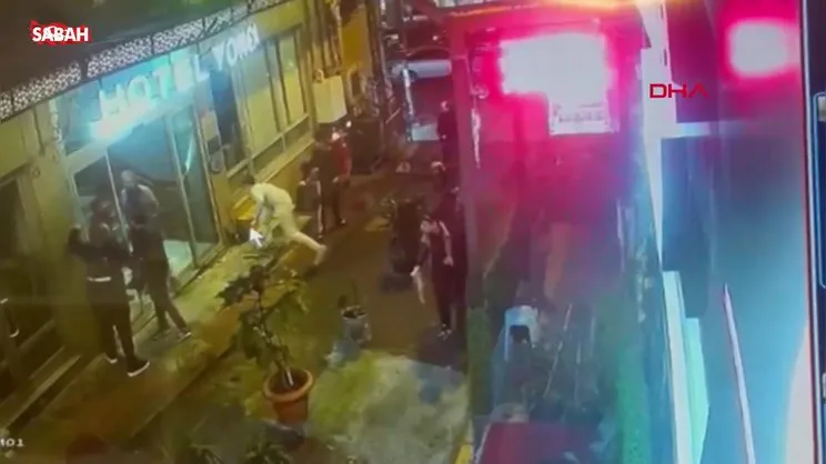 Atıldığı oteli 6 kişiyle bastı, iş yeri sahibi silahla ateş açtı! 3 yaralı | Video