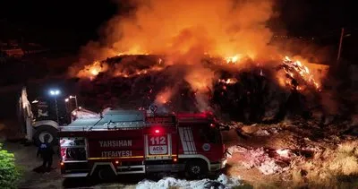 Bir kıvılcım 600 ton samanı yaktı #kirikkale