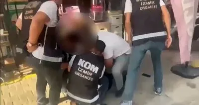 İzmir'de esnafı tehdit edip, haraç alan 2 şüpheli yakalandı #izmir