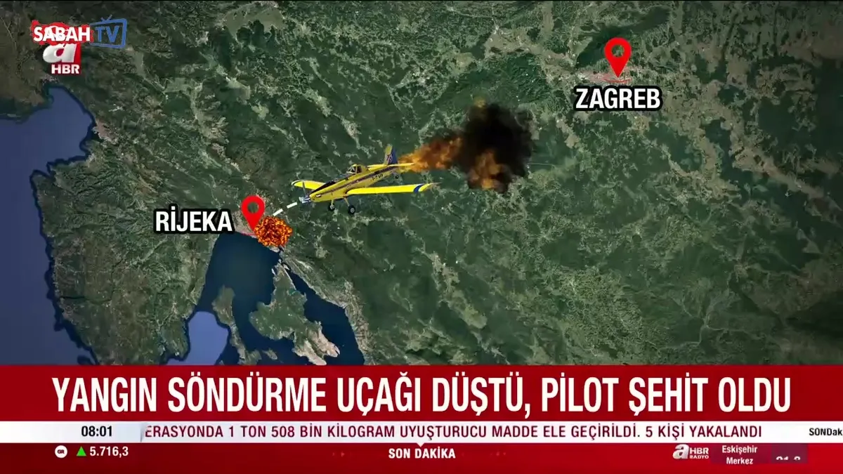 OGM’ye ait yangın söndürme uçağı Hırvatistan’da düştü: 1 pilot şehit videosunu izle OGM’ye ait yangın söndürme uçağı Hırvatistan’da düştü: 1 pilot şehit videosunu izle