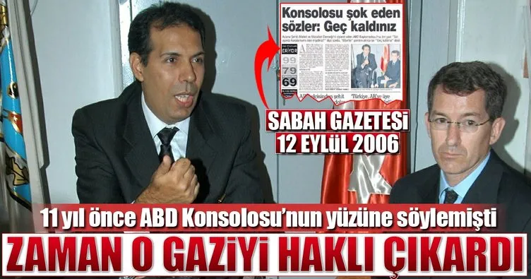 Zaman o gaziyi haklı çıkardı