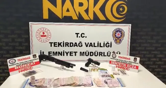 Tekirdağ’da zehir tacirlerine darbe! 8 adrese eş zamanlı operasyonda 10 kişi tutuklandı