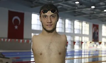 Paralimpik yüzücü Beytullah’ın hedefi dünya şampiyonluğu