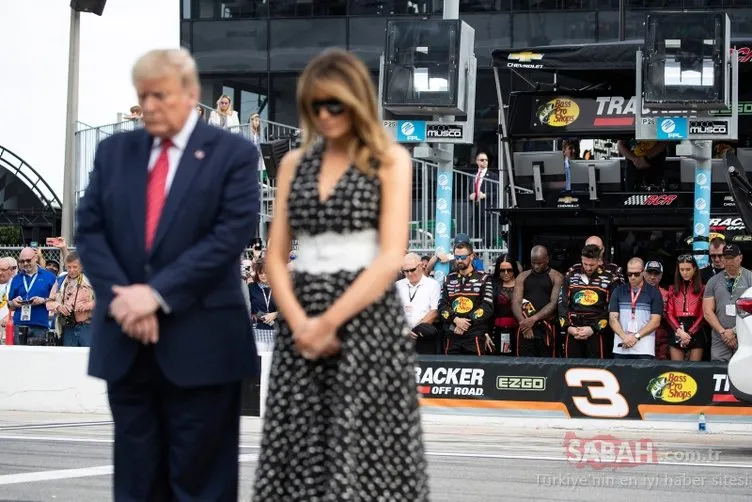 Daytona 500 yarışlarının startını Trump verdi!