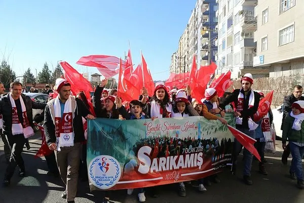 Yurdun dört bir yanında 'Sarıkamış' ruhu