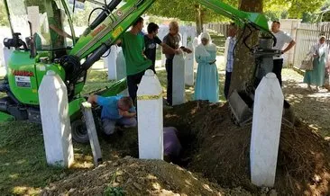 Kurbanların mezarları kemik ilavesi için açılıyor