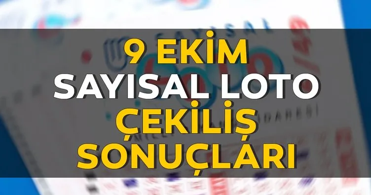 Sayısal Loto sonuçları 9 Ekim açıklandı! MPİ ile Sayısal Loto çekiliş sonuçları hızlı bilet sorgulama sayfası burada!