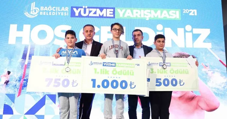 Bağcılar’da minik kulaçlar şov yaptı