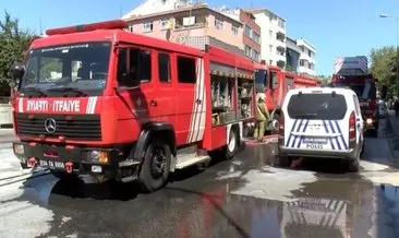 Seyir haldeki İETT otobüsü alev aldı! Yolcu olmaması olası faciayı önledi #istanbul