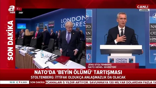 NATO Genel Sekreteri Stoltenberg'e basın toplantısında Cumhurbaşkanı Erdoğan'ın Macron'a söylediği o sözler soruldu!