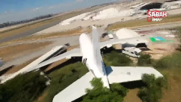 Uçuş ömrünü tamamlayan 'hayalet' uçaklar yatırımcılar tarafından ilgi gördü | Video
