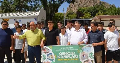 Afyonlu 150 genç, Antalya Alaaddin Keykubat Gençlik Kampı'na gitti #afyonkarahisar