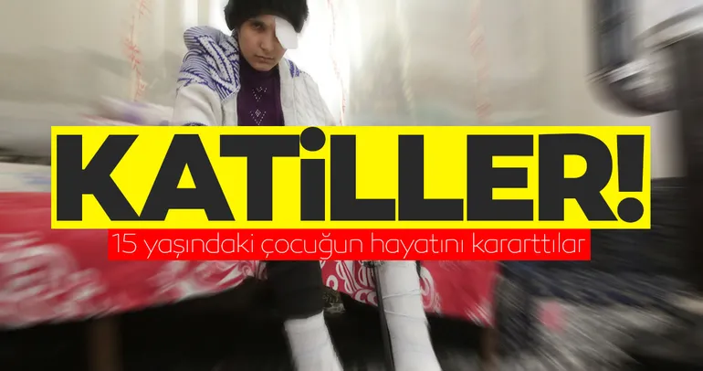 YPG'nin döşediği mayınlar hayatlarını kararttı! 15 yaşındaki Dua Zeki'nin gözü görmüyor, bacakları sakat