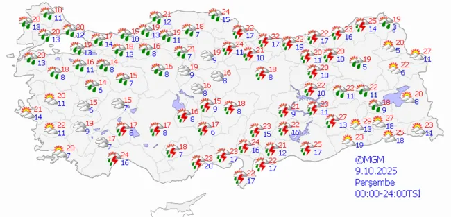 SON DAKİKA | Meteoroloji uyardı! Yunanistan'dan 'siklon dalgası' geliyor! Kuvvetli sağanak ve fırtına kapıda!