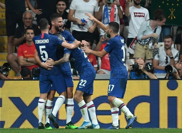 İşte Liverpool ve Chelsea arasında oynanan Süper Kupa finalinden kareler